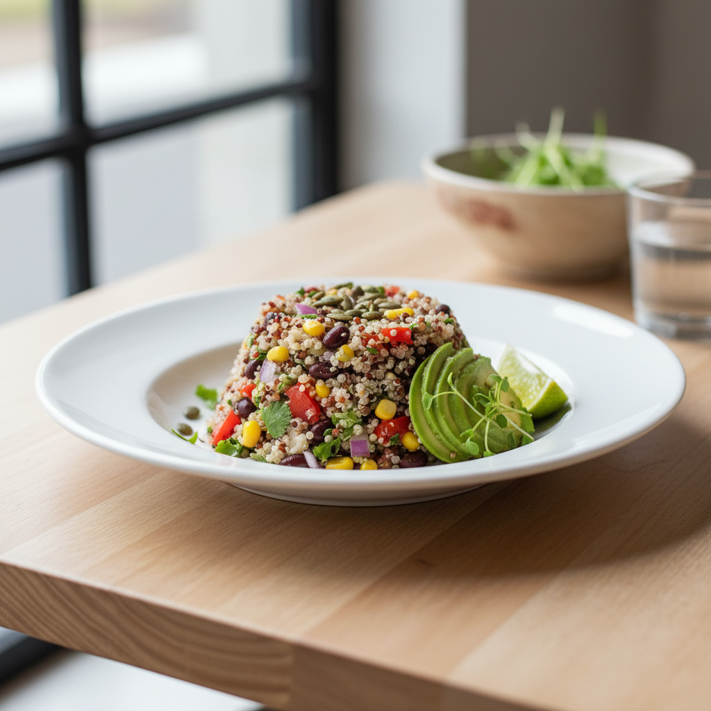 Vegan Quinoa and Black Bean Salad
